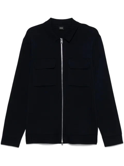 BOSS zip-up jacket Blue 50531165