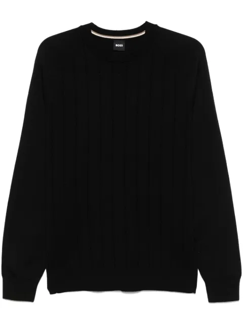 BOSS knit sweater Black 50531162
