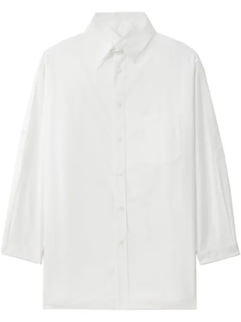 Yohji Yamamoto cotton shirt White HPB03001