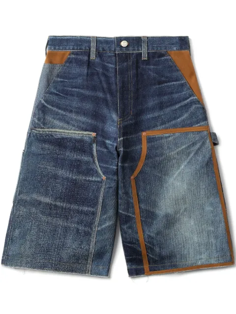 Andersson Bell cotton denim shorts Blue APA786U