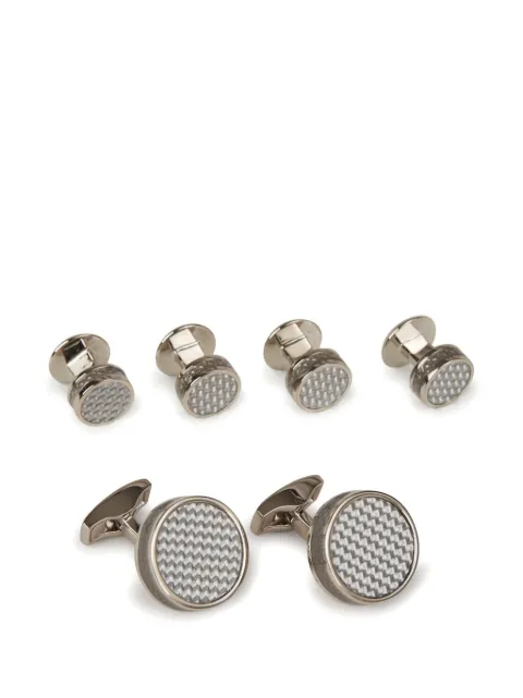 Tateossian Disc cufflinks Silver SC01444RT