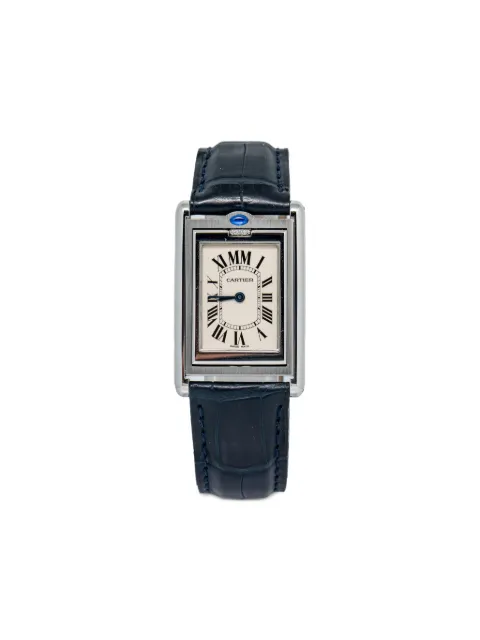 Cartier pre-owned Tank Basculante 24mm Neutrals 2405W1011258