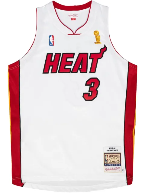 Mitchell & Ness 2005/06 NBA Finals Dwyane Wade Miami Heat "White" jersey White AJY44169MHE05DWAWHIT