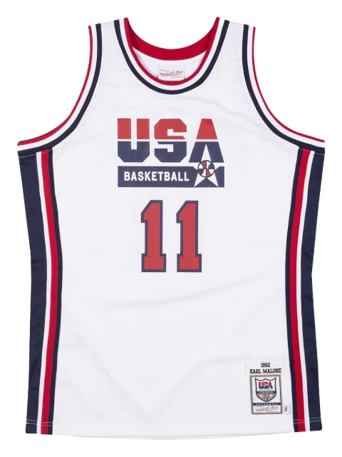 Mitchell & Ness USA 1992 Karl Malone basketball jersey White AJY4AC19086USAWHIT92KMA