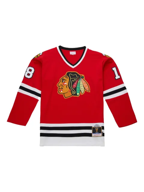 Mitchell & Ness Blackhawks 1980 Denis Savard jersey Red JY10609CBHSCAR