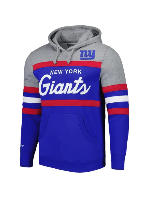Mitchell & Ness NFL Giants striped hoodie Blue FPHD6293NYGYYPPPRYGY