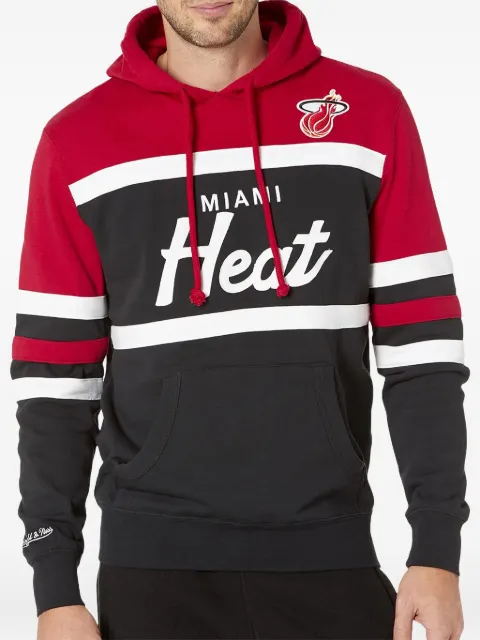 Mitchell & Ness NBA Miami Heat Head Coach hoodie Red FPHDSC19029MHERDBK