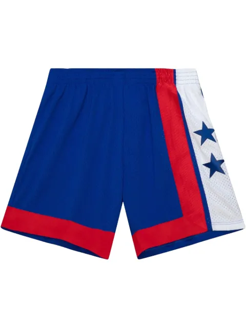 Mitchell & Ness 1973 New York Nets Swingman shorts Blue SMSH4200NYE73PPPROYA