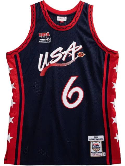 Mitchell & Ness Authentic "USA 1996 Penny Hardaway" jersey Blue AJY4LG19094USANAVY96PHA