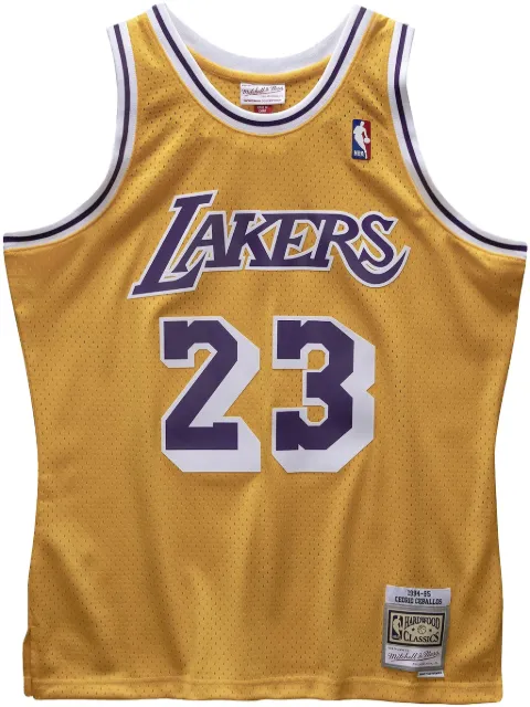 Mitchell & Ness 1994/95 Hardwood Classics Cedric Ceballos Los Angeles Lakers swingman jersey Yellow SMJYSB19110LALLTGD94CCB