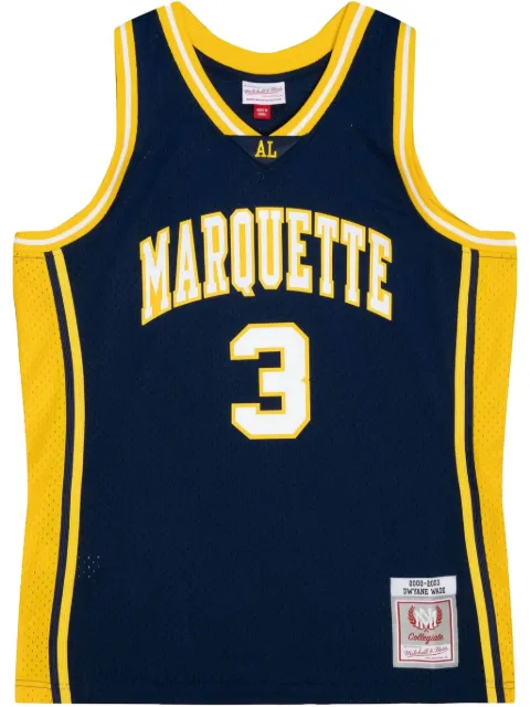 Mitchell & Ness 2002/03 Hardwood Classics Dwyane Wade Marquette Golden Eagles swingman jersey Blue SMJY4227MAU02DWAASBL