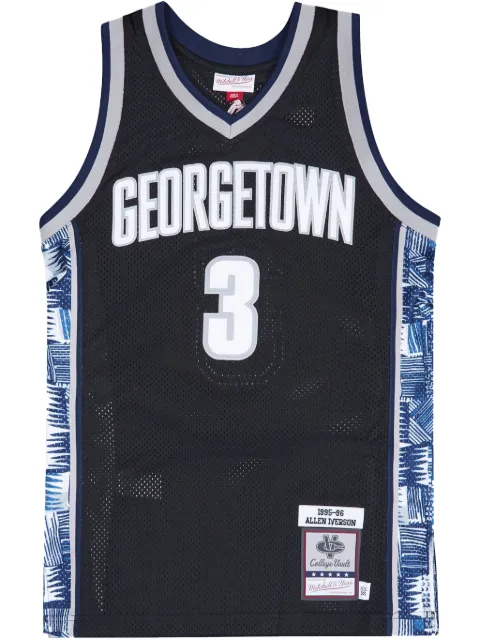 Mitchell & Ness 1995/96 Allen Iverson Georgetown Hoyas Authentic jersey Black AJY53449GTW95AIVBLCK