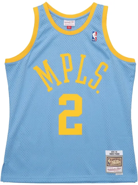 Mitchell & Ness NBA Swingman "Lakers 2001 Derek Fisher" jersey Blue SMJY1125LAL01DFICLBL