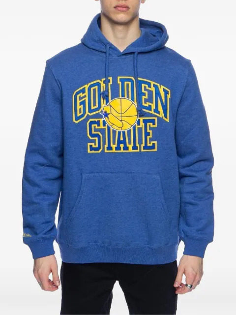 Mitchell & Ness NBA Golden State Warriors Playoff Win hoodie Blue BA47P3GSWK06