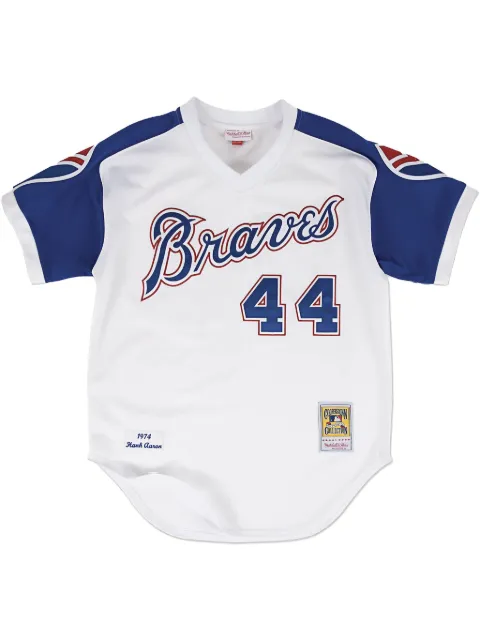 Mitchell & Ness Atlanta Braves Cooperstown Collection 1974 Hank Aaron authentic jersey White AJY1GS18260ABRWHIT74HAA