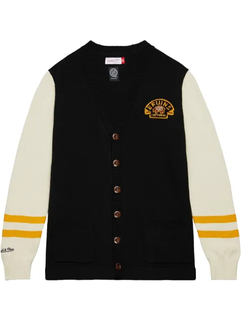 Mitchell & Ness NHL Bruins "100th Anniversary - Black/Cream" cardigan Black TSWT6431BBNYYPPPBKCR