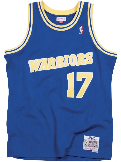Mitchell & Ness NBA Swingman "Warriors Road 93-94 Mullin" jersey Blue SMJYGS18167GSWROYA93CMU