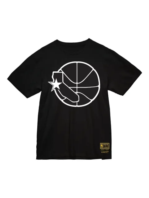 Mitchell & Ness NBA Golden State Warriors Hardwood Classics "Black" t-shirt Black MM18350GSWBMT