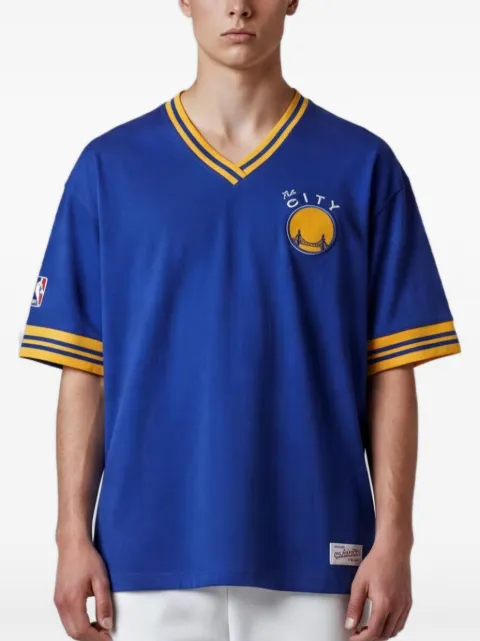 Mitchell & Ness NBA Golden State Warriors Overtime Win T-shirt Blue 609TA3104AGSWIH