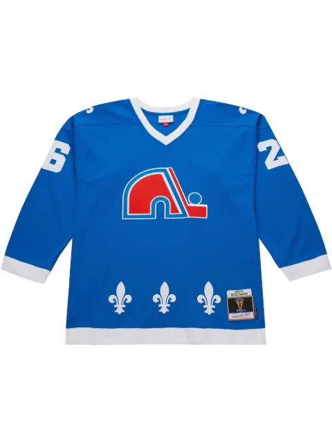 Mitchell & Ness 1980/81 Peter Stastny Quebec Nordiques Power Play Player jersey Blue JY9031QNOBLUE