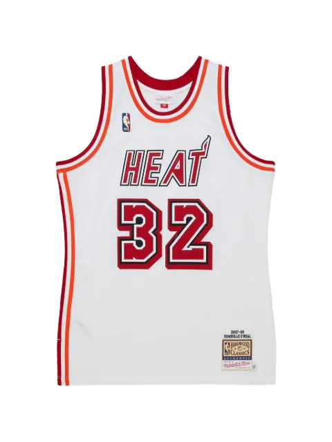 Mitchell & Ness x NBA Miami Heat Shaquille On'Neal 2007/08 swingman jersey White AJY45658MHE07SONWHIT