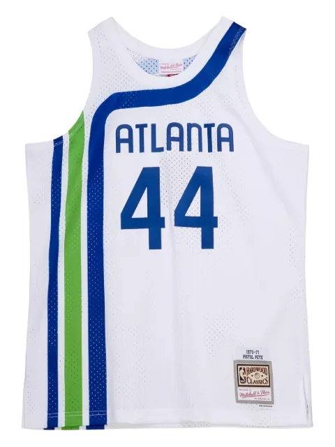 Mitchell & Ness Pete Maravich Atlanta Hawks 1970/71 Hardwood Classics Swingman tank top White SMJY3330AHA70PMAWHIT