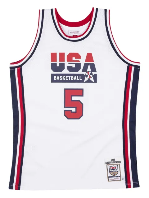 Mitchell & Ness USA 1992 David Robinson basketball jersey White AJY4AC19084USAWHIT92DRB