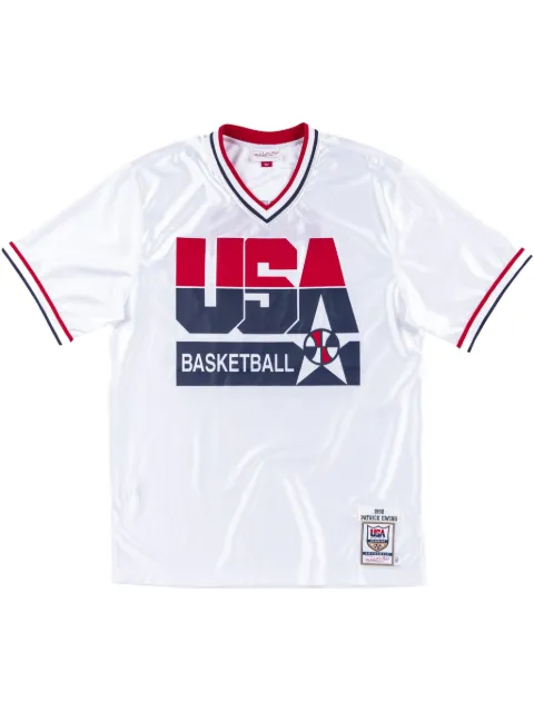 Mitchell & Ness Team USA 1992 Patrick Ewing authentic shooting jersey White ASSHGS18426USAWHIT92PEW