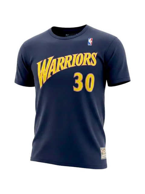 Mitchell & Ness NBA Golden State Warriors Stephen Curry T-shirt Blue BNN3CW19045GSWNAVY09SCU