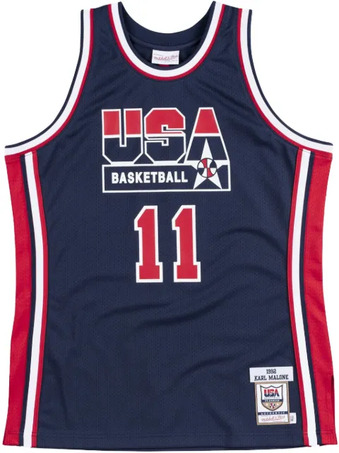 Mitchell & Ness Authentic "Team USA 1992 Karl Malone" jersey Blue AJY4GS18416USANAVY92KMA