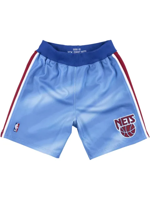 Mitchell & Ness 1990/91 New Jersey Nets Authentic shorts Blue ASHRLG18054NJNROYA90