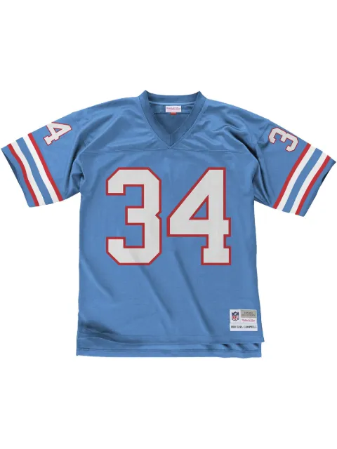 Mitchell & Ness Houston Oilers 1980 Earl Campbell legacy jersey Blue LGJYCP18079HOILTBL80ECA