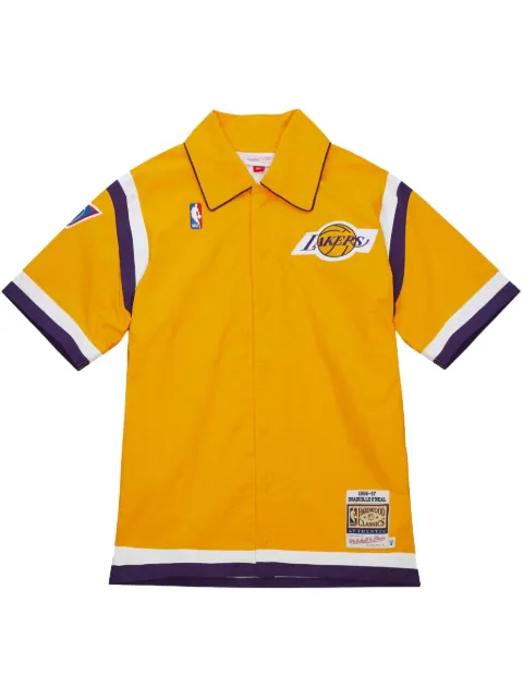 Mitchell & Ness Los Angeles Lakers 1996/97 Shaquille O'Neal authentic shooting shirt Yellow ASSH5016LAL96SONLTGD