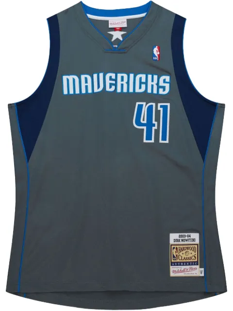 Mitchell & Ness 2003/04 Dirk Nowitzki Dallas Mavericks Authentic jersey Grey AJY45693DMA03DNOGREY