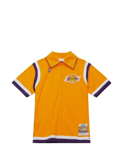 Mitchell & Ness Lakers 1987 Kurt Rambis authentic shooting shirt Orange ASSH5450LAL87KRA