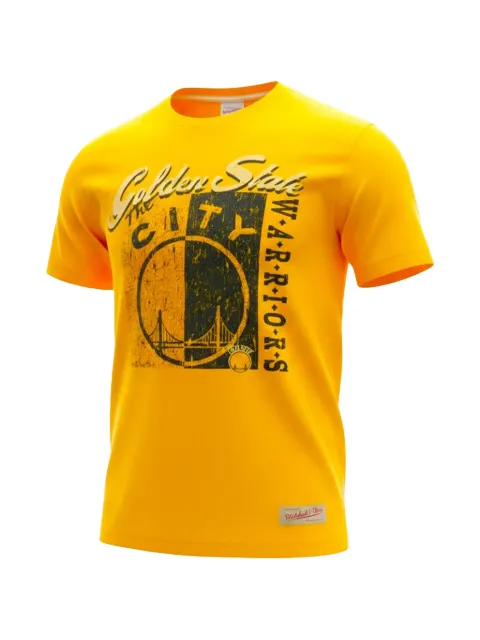 Mitchell & Ness x NBA Golden State Warriors City Edition T-shirt Yellow 3118ALG2KRDUGSW