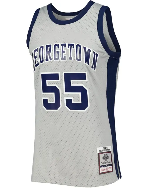 Mitchell & Ness NCAA Light "Georgetown 1990 Dikembe Mutombo" jersey Grey SMJY5361GTW90DMOCHRM
