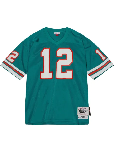 Mitchell & Ness Miami Dolphins 1973 Bob Griese jersey Blue AJY66192MDO73BGRAQUA