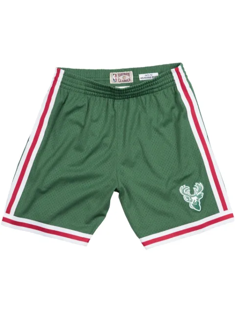 Mitchell & Ness 1971/72 Milwaukee Bucks Swingman shorts Green SMSHGS18240MBUDKGN71