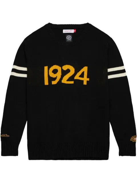 Mitchell & Ness NHL 100th Anniversary Bruins "Black" sweater Black TSWT6433BBNYYPPPBLCK