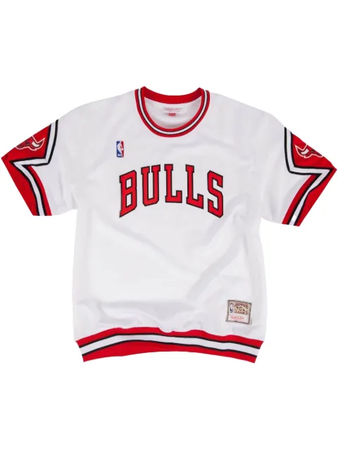 Mitchell & Ness 1987/88 Authentic "Chicago Bulls" shooting shirt White ASSHLG18047CBUWHIT87