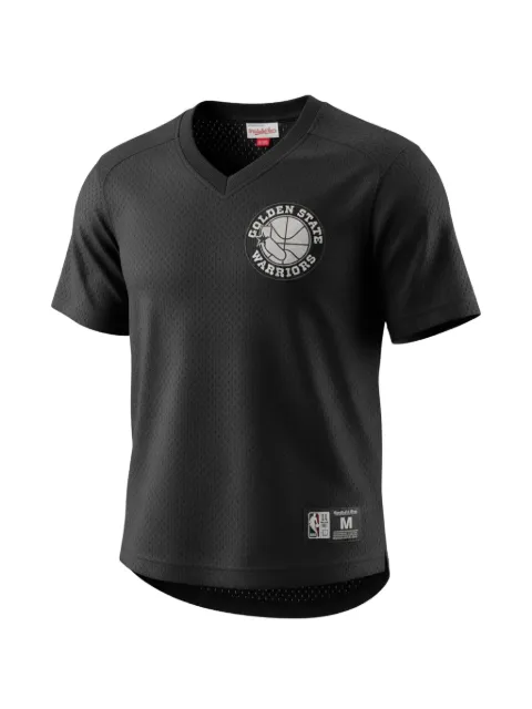 Mitchell & Ness NBA Golden State Warriors Final Seconds V-neck T-shirt Black BA87ORGSWKJYK