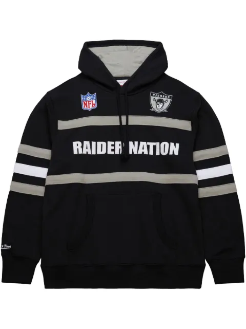 Mitchell & Ness NFL Head Coach Vintage Logo Raiders "Black" hoodie Black TH8072ORABLCK