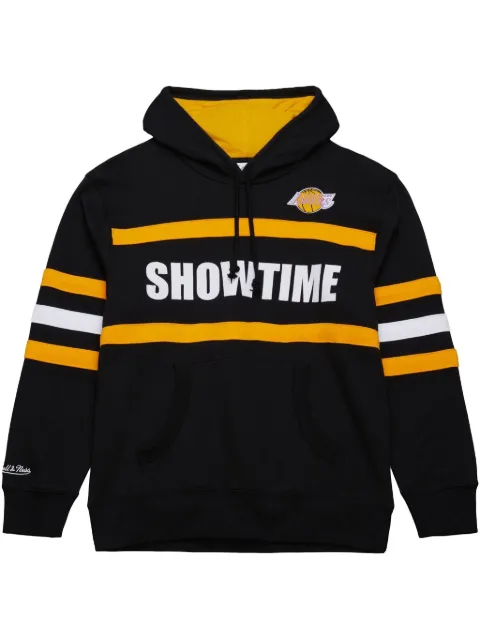 Mitchell & Ness NBA Head Coach Vintage Logo Lakers "Black" hoodie Black TH8072LALBLCK