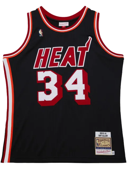 Mitchell & Ness Hardwood Classics Authentic "NBA Miami Heat 2013-14 Ray Allen" jersey Black AJY46495MHE13RALBLCK