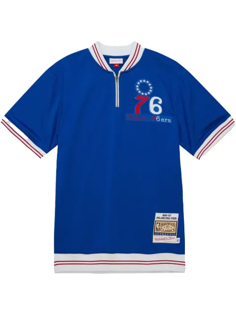 Mitchell & Ness 1966/67 Authentic "Philadelphia 76ers" shooting shirt Blue ASSH5698P7666PPPROYA