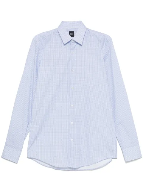 BOSS printed shirt Blue 50527412