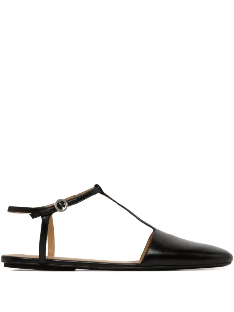 Marsèll Distesa leather flat pumps Black MW8456P052