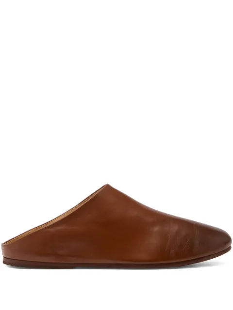 Marsèll Steccoblocco leather slippers Brown MM4670P010