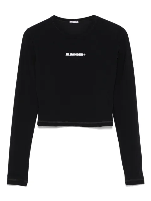 Jil Sander cropped swim top Black J40SD0115J20011